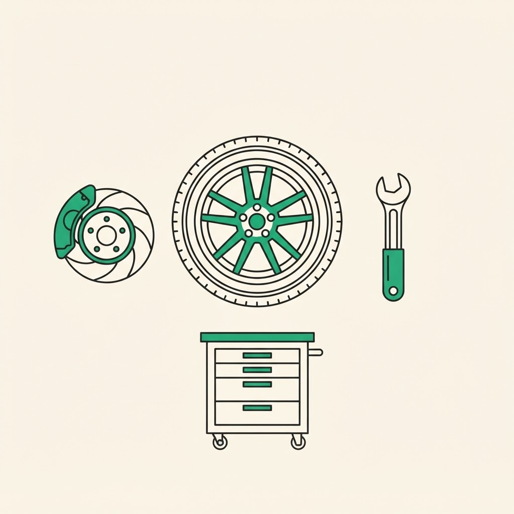 Automotive & Garage ecommerce illustration