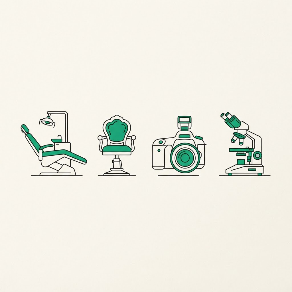 Professional Equipment ecommerce illustration