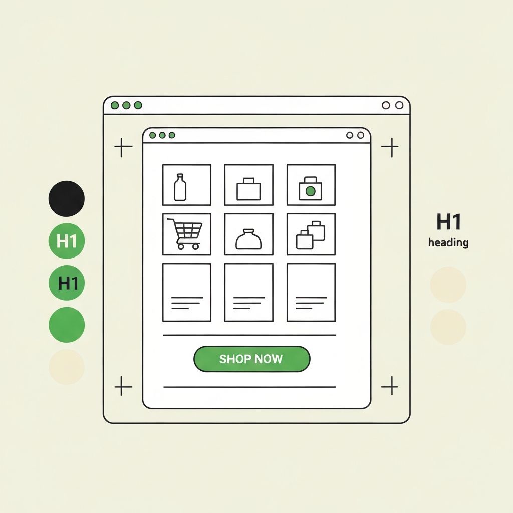 E-commerce Web Design illustration
